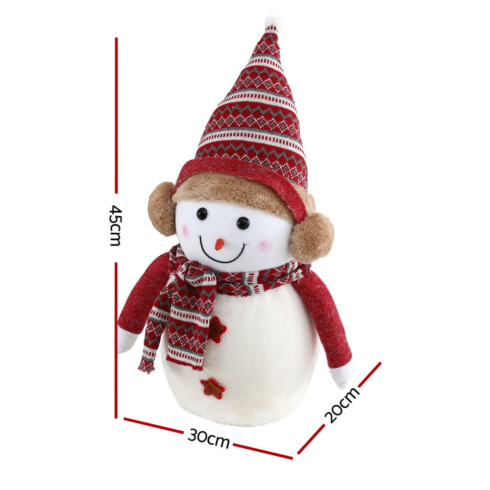 Jingle Jollys Christmas Snowman Handicraft Ornaments Party Decorations 45cm